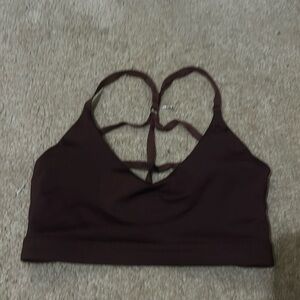 nike maroon sports bra size small